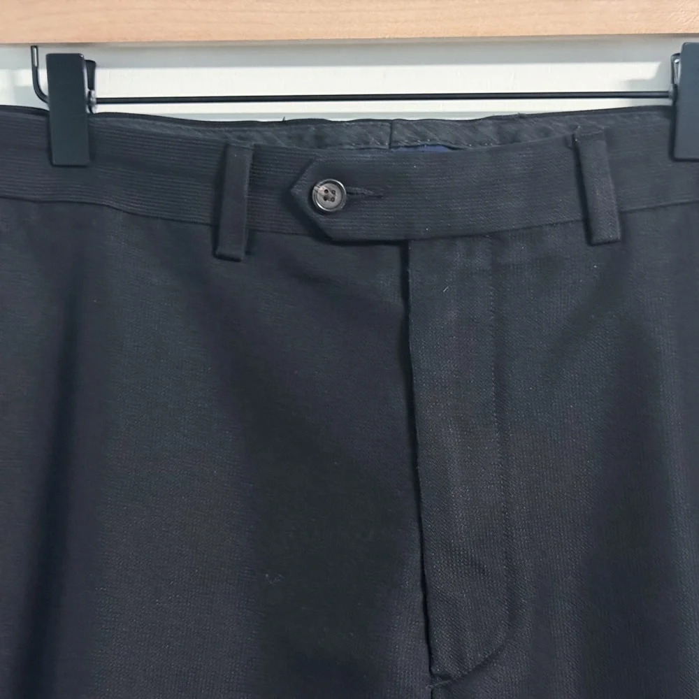 Ralph Lauren Black Chinos Men 38 Short 26 Inseam Straight Leg Hemmed